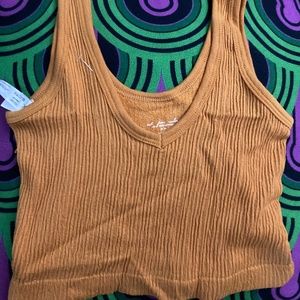 Urban Outfitters orange crop tank
